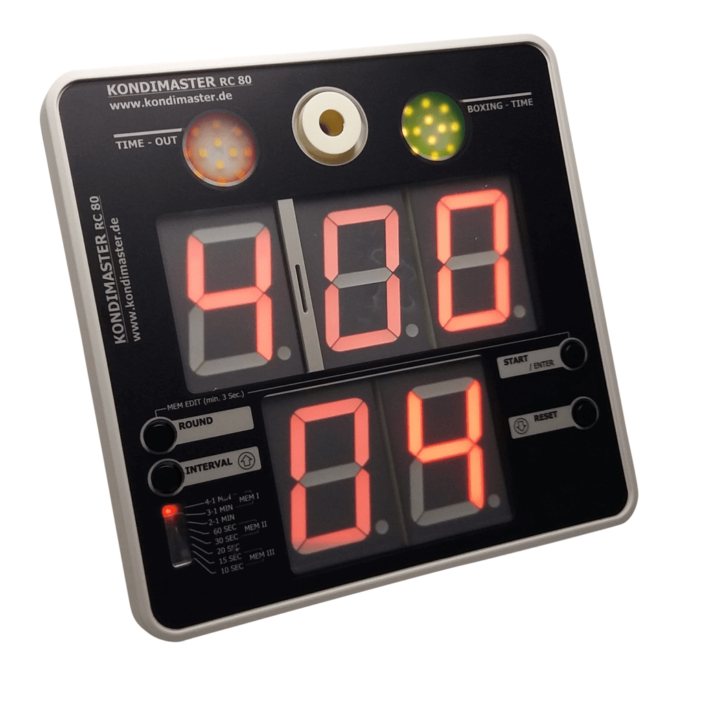 COUNTDOWN UHR , KondiMaster RC80 "MULTI Timer" - kondimaster.de | Zeit für Präzision