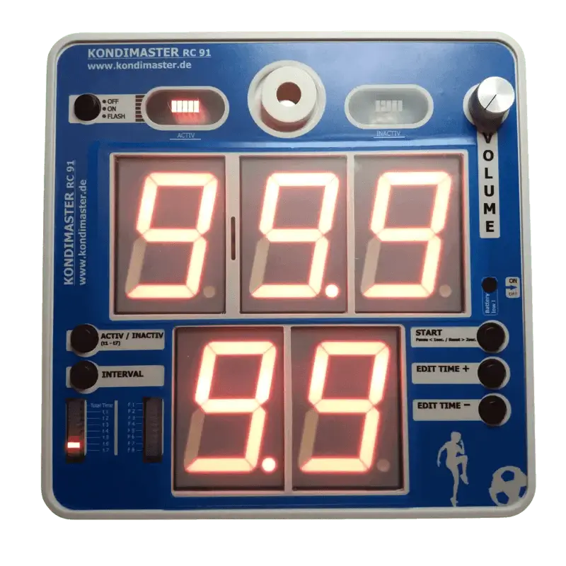 KondiMaster RC91 – Der ideale Fussball Timer für jedes Training - kondimaster.de | Zeit für Präzision