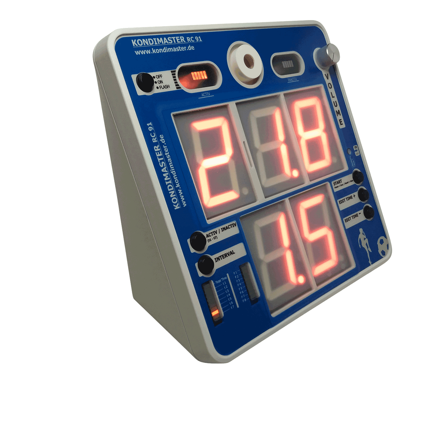 KondiMaster RC91 – Der ideale Fussball Timer für jedes Training - kondimaster.de | Zeit für Präzision