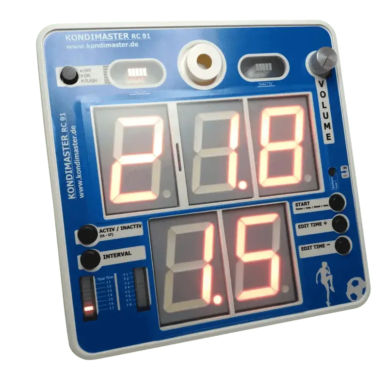 KondiMaster RC91 – Der ideale Fussball Timer für jedes Training - kondimaster.de | Zeit für Präzision
