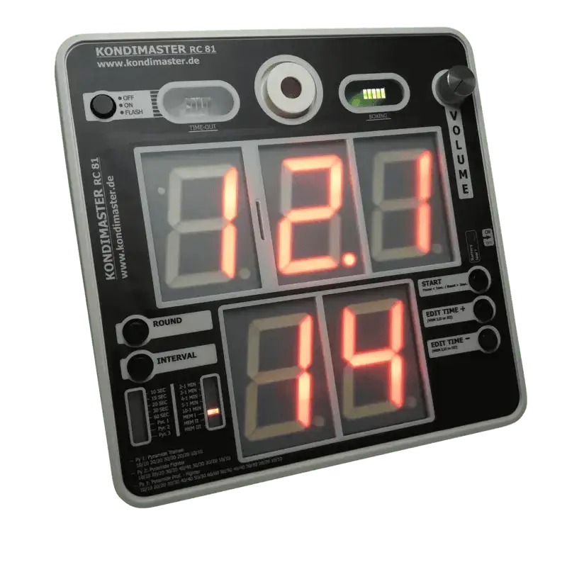 RUNDENZÄHLER & TIMER, KondiMaster RC81 - kondimaster.de | Zeit für Präzision