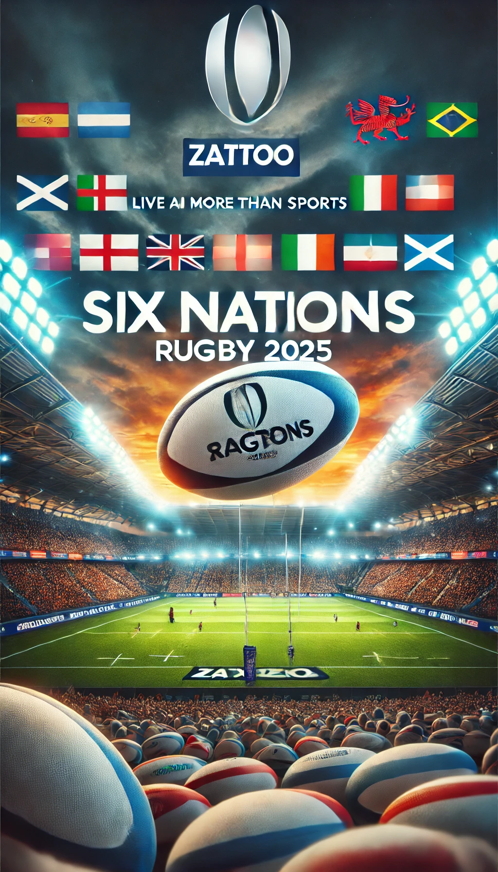 Rugby Six Nations im Fernsehen