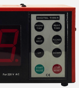 Digitaler Trainings - Timer für Boxen & Workout , KondiMaster RC60 - kondimaster.de | Zeit für dein Workout