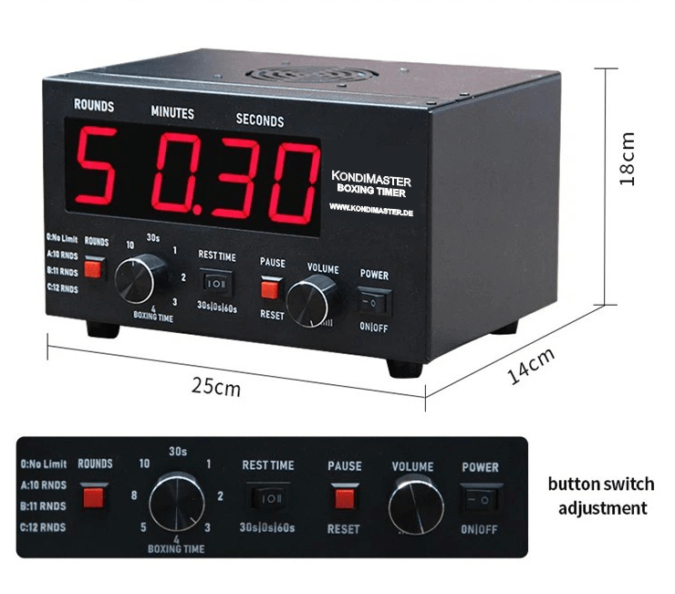 Profi Fight Timer RC73 für Boxen, MMA und Kampfsport
