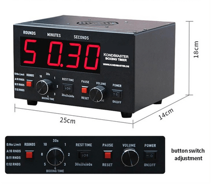 Profi Fight Timer RC73 für Boxen, MMA und Kampfsport