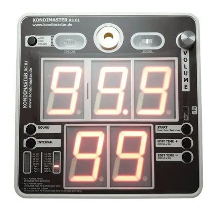 RUNDENZÄHLER & TIMER, KondiMaster RC81 - kondimaster.de | Zeit für Präzision